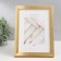 Photo frame Plastic "Mira" 15x21 cm, 641811 gold (plastic screen)
