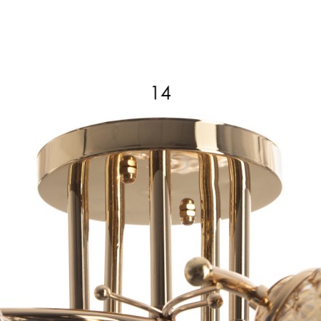 GITA CHITS 5X40W E27 Gold Model: 2800104-4