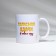 Ceramic mug "Talisman", 320 ml, white color
