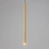 Suspension lamp "Alamamo" LED 5W 4000k gold 2.5x2.5x60-160cm