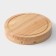 Set for feeding cheese, 4 knives, board, 19.5 × 19.5 × 3.5 cm, oak