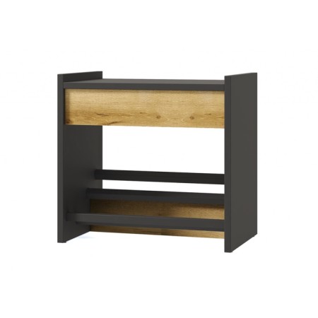 Aelita C4, 445 x 280 x 420 bench, oak woth/black