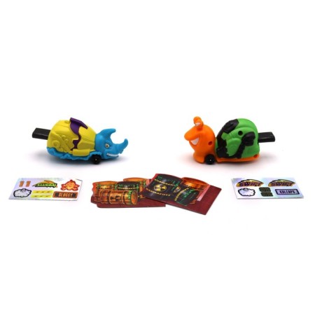 Set of game Bugs Racings "Race beetles. Snail and rhino ", with two cars-9
