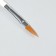 A brush for building and design of nails, a petal, 19.5 cm, D - 5 × 18 mm, in a plastic case, white color