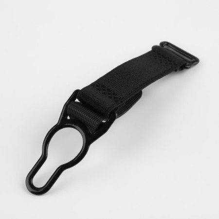 Flasp for stockings, with an extension cord, metal, 1.2 × 7.8 cm, 4 pcs, black color-1