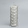 Voschshina candle, 4.5x4.5x12.5 cm, chrome metallic