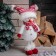 Interior doll "Snowman in a red cap" 43 cm