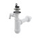 Siphon for the washbasin Alcadrain A41P, D = 40 mm, with a tap to the washing machine