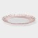 Glass of glass substitution “pattern”, D = 33 cm, edging color Pink gold