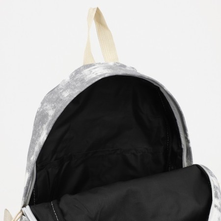 Young backpack from textiles on lightning, 3 pockets, color gray color-3