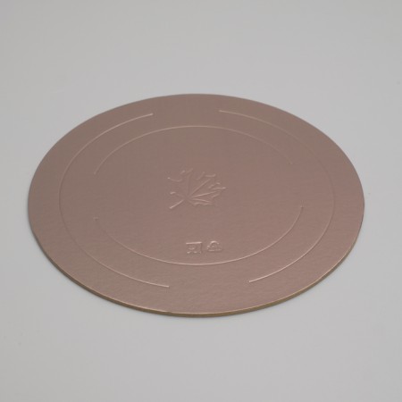 The substrate is reinforced, gold - coffee, 22 cm, 3.2 mm-1