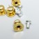 Pen for the casket metal "mini" set 5 pcs+screws gold 1.1x1 cm