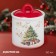 Sugar of the New Year's share "Magic tree", 150 ml, ceramics, white color