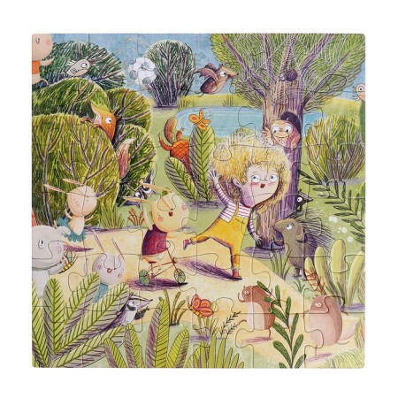 Puzzles 4 on 1 "Wonderful Day", 25, 36, 49, 64 elements-11