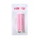 Bigudi for a basal volume, with a clamp, 2 × 1 cm, 10.7 cm, pink/beige color