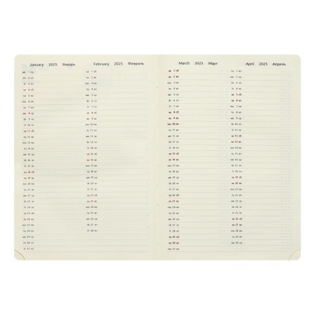 Dated diary 2024 A5 176 sheets, Devente.I Love Cat, hard leather cover, foil, lies, cream block 70 g/m2, peppermint-9