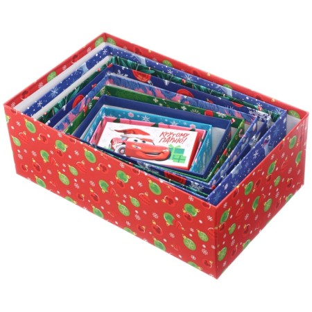 Set of boxes 10 in 1 "Happy New Year!", Disney red-2
