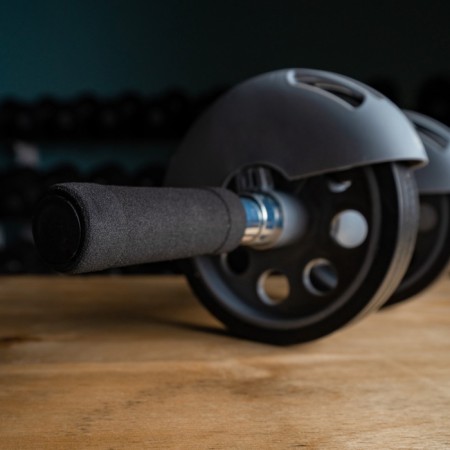 Onlytop press, with a return mechanism, 2 wheels, with a rug-7