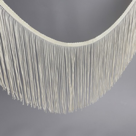 Decorative braid "Furger", 20 cm, 5 ± 0.5 m, beige color