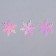 Sequins "holography" 20 g, color white mother of pearl, 25 mm