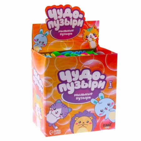 Soap bubbles "Color instruments", 30 ml, mix-5