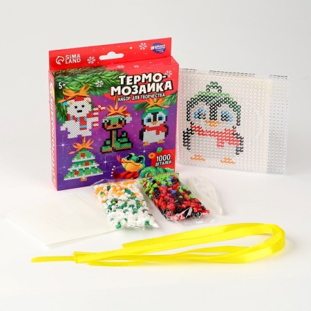 Thermalmodic for the New Year “Snake and its Friends” with tweezers, New Year's set for creativity-1
