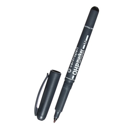 Marker for OHP permanent 2.5 mm, line 1.0 mm, centropen 2637m, black color-5