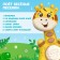 Musical toy "Baby Roy", sound, light, yellow color