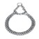 Collar - half -stain two -rowing metal, 50 cm, wire thickness 2.5 mm, black