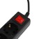 Network filter 5Bites SP4B-218 4S, 4 sockets, 1.8 m, 10 A, 3x0.75 mm2, with off., Black