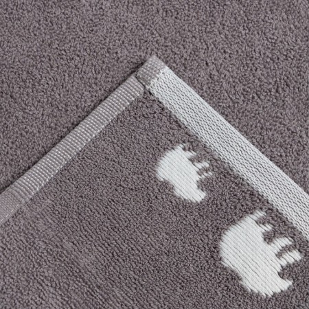 Trick Lovelife "Winter Dream" 30x60 cm, gray, 100% cotton, 400 g/m2-5