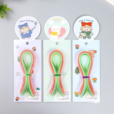 Strips for Quilling "Color" (nr 100 lanes) width 1 cm length 25 cm 22x7x1.3 cm-1