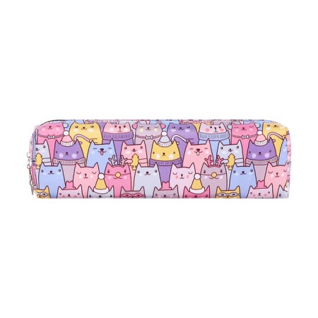 School pencil case with lightning, cat mix-2