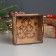 New Year's piggy bank with acrylic "Snake. Christmas tree" 12x12x4 cm