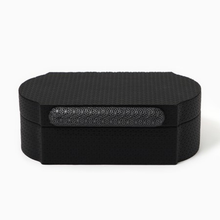 Black Pattern jewelry box for jewelry, set of 2 pcs.-4