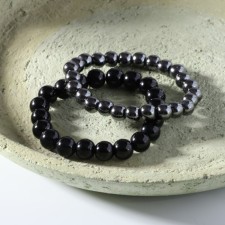 Set of bracelets 2 pcs. Shar No. 8 “Hematite” and ball No. 10 “Agat”