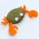 Krab cat toy from cat mint, 4 x 5 cm