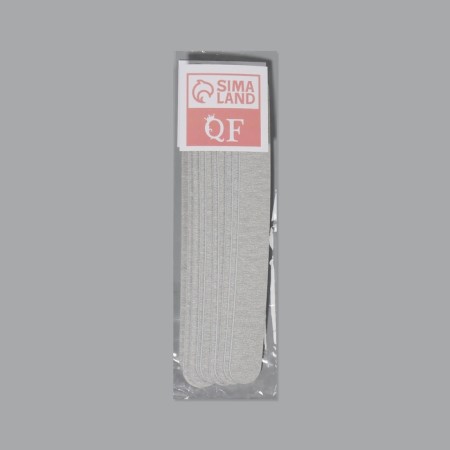 Frone file for a file, on a foamed basis, abrasiveness 240, 18 cm, packing 10 pcs, color gray color-5