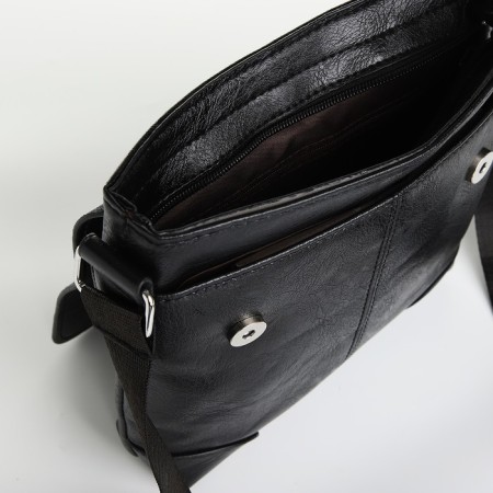 Male bag, black color-4