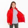 Jacket for girls, red color, height 152 cm