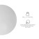 Table tennis ball 40 mm, white color