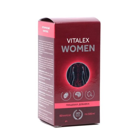 Vitalex Omega-3 Women, 60 капсул по 500 мг-5