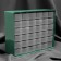 Boxing for storage with extending cells, 40 × 33 cm, green color