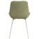 Quarter U -chair, velor tenerife nephritis / white metal