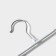 Pannings for trousers and skirts with clamps, set 10 pcs, 30 × 12.5 cm, white color