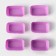 A set of baking forms “Rib. Rectangle ", silicone, 8 × 4.5 × 2.5 cm, 6 pcs, color mix