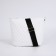 Bag Cross-Bodi with a zipper, white color
