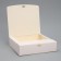 Gift New Year's folding box “Happy New Year, embossing, white”, 20 x 18 x 5 cm, new year