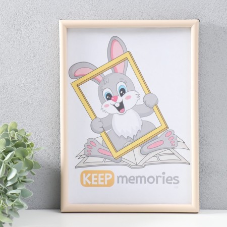 Photo frame plastic 21x30 cm 4 episode, beige-1