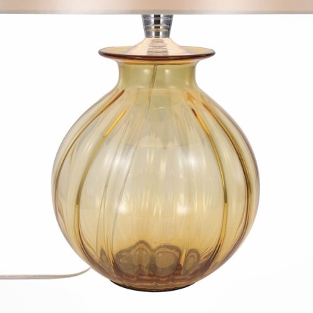 ST LUCE bedside lamp. SL968.904.01. Ampolla. 1x60 W, E27, 35x35x54 cm, chromium color, amber-5
